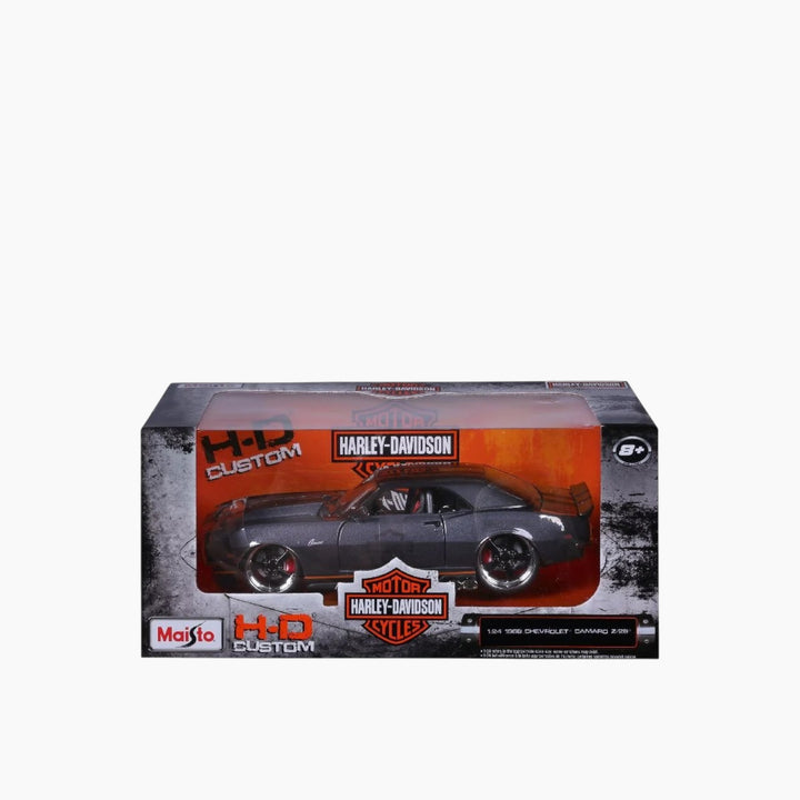 Maisto 1:24 Harley-Davidson Custom 1968 Chevrolet Camaro
