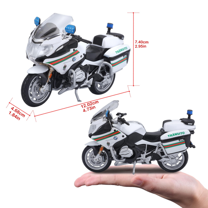 Maisto 1:18 Authority Police Motorcycles - 18Pcs