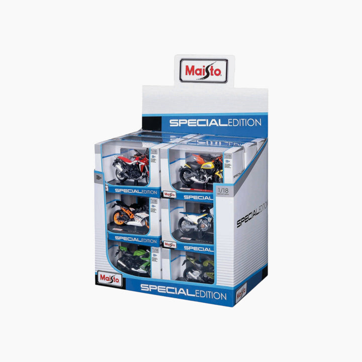 Maisto 1:18 2-Wheelers - 18Pcs