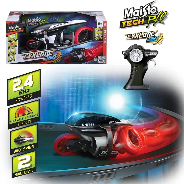 Maisto Cyklone 360 RC Vehicle - 2.4GHz