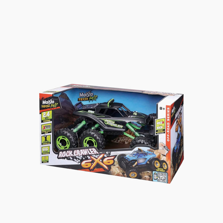 Maisto Rock Crawler 6x6 RC Vehicle - 2.4GHz