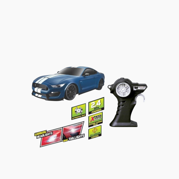 مايستو بوراجو فورد شيلبي GT350 1:14 RC (2.4 جيجاهرتز، شاحن USB متضمن)