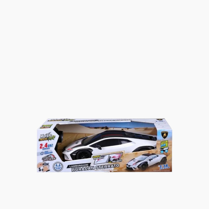 Maisto 1:14 RC Lamborghini Huracán Sterrato - 2.4GHz, 3.2V, 360mAh, USB Charger