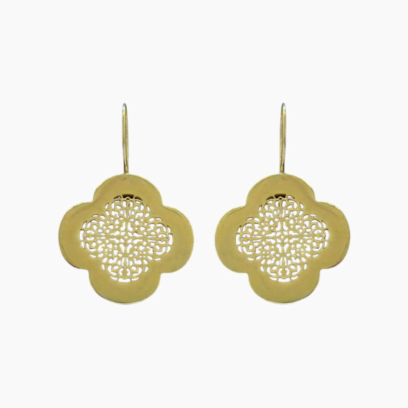 Nadia Dajani Clover Earrings