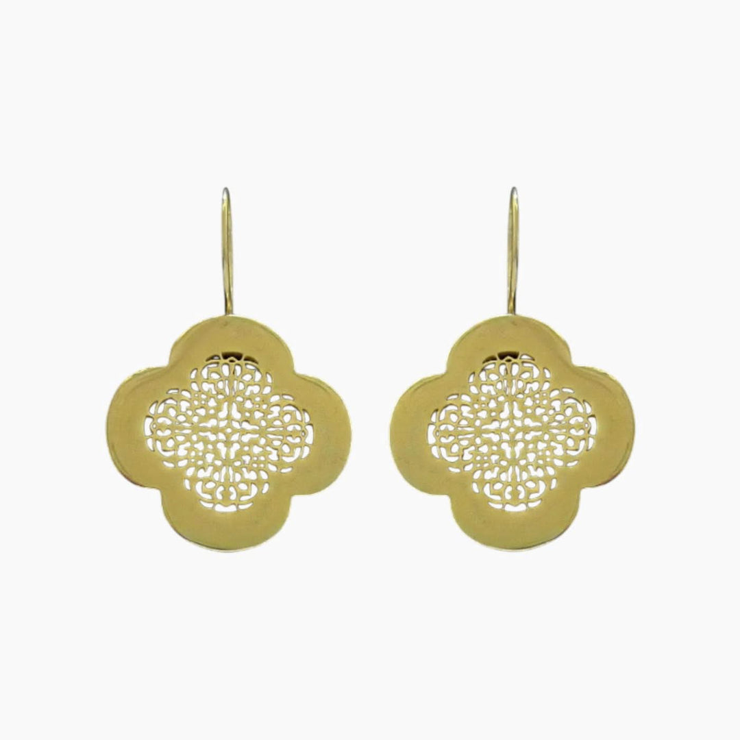 Nadia Dajani Clover Earrings