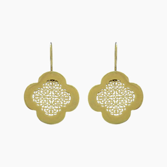 Nadia Dajani Clover Earrings