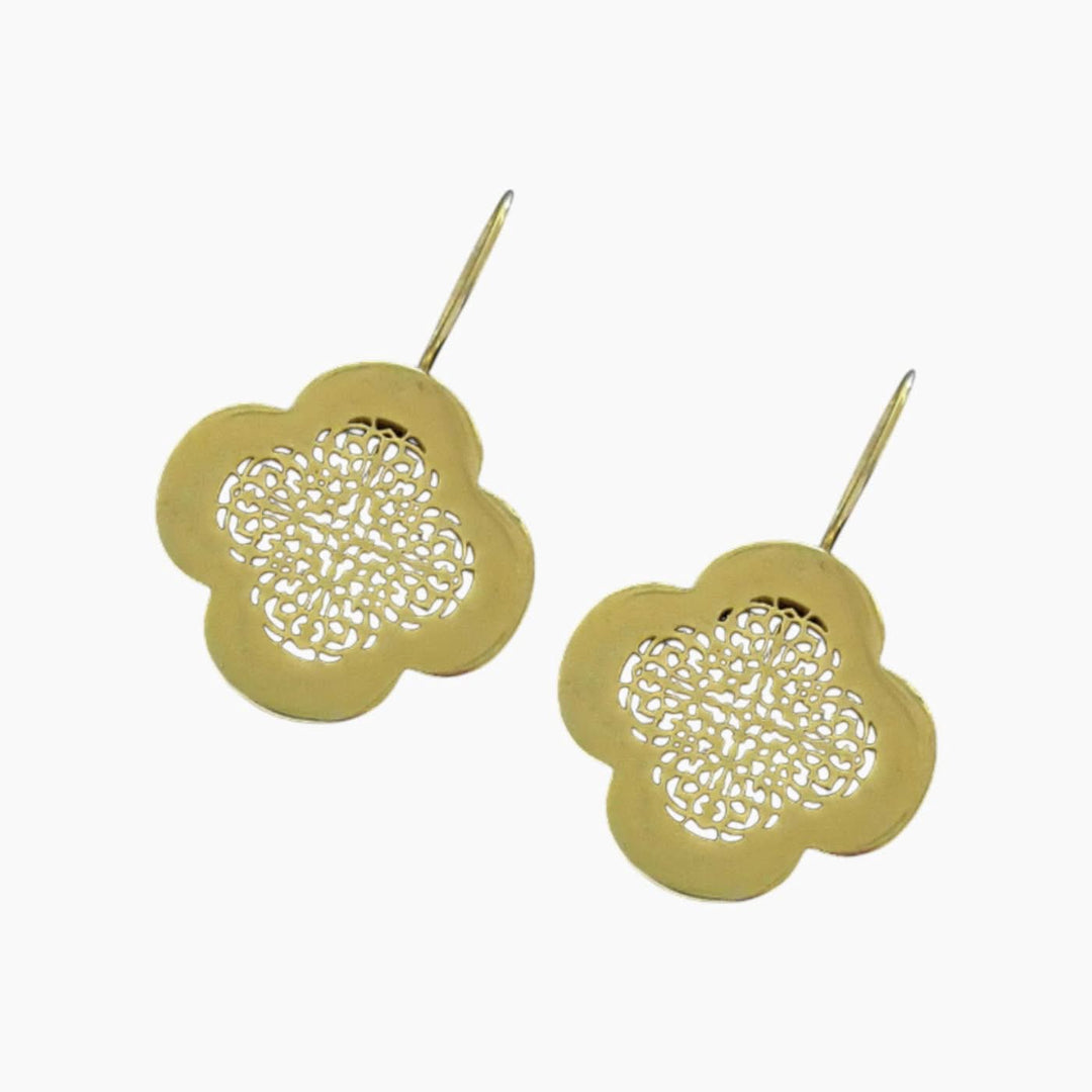 Nadia Dajani Clover Earrings