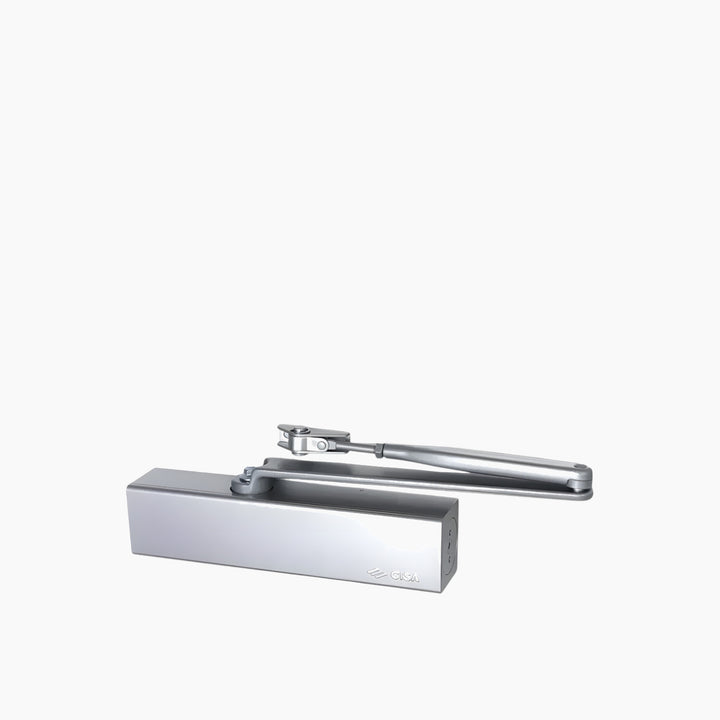 Cisa Rack &amp; Pinion Door Closer - Silver, 120kg