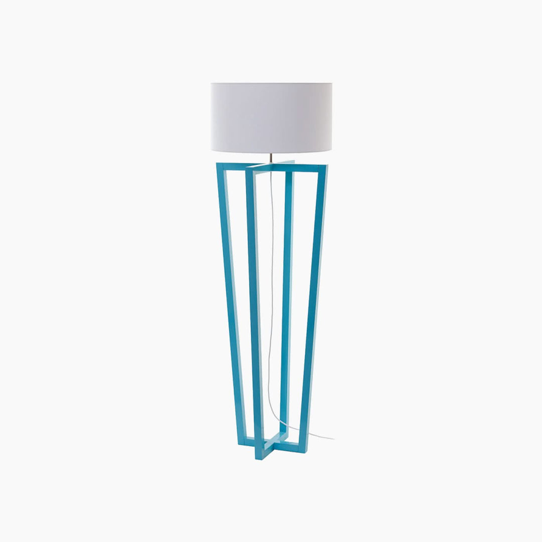 Flam &amp; Luce Oak Lake Floor Lamp - HUNA