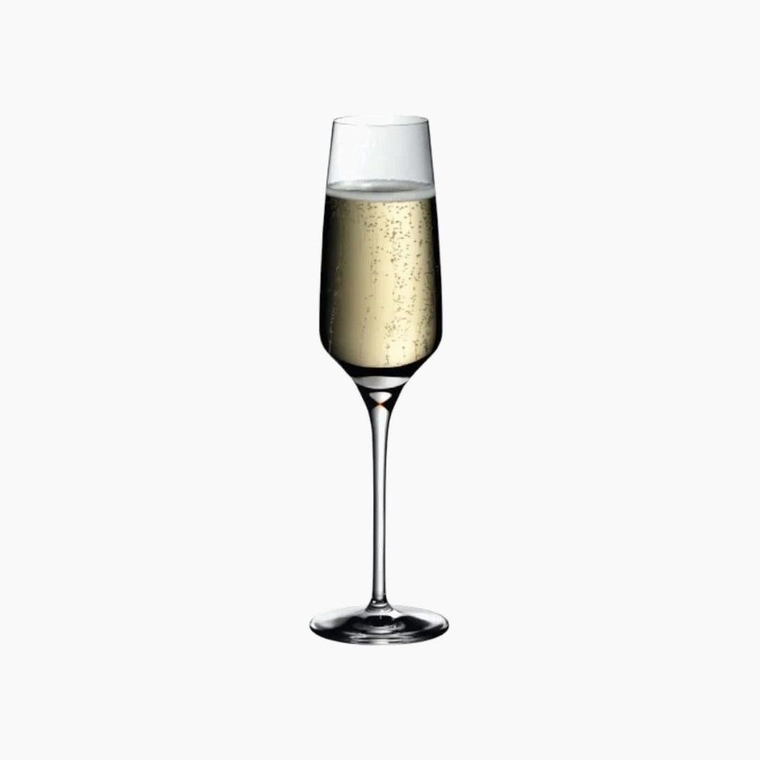 WMF Transparent Divine Flute Glass set of 6 pieces