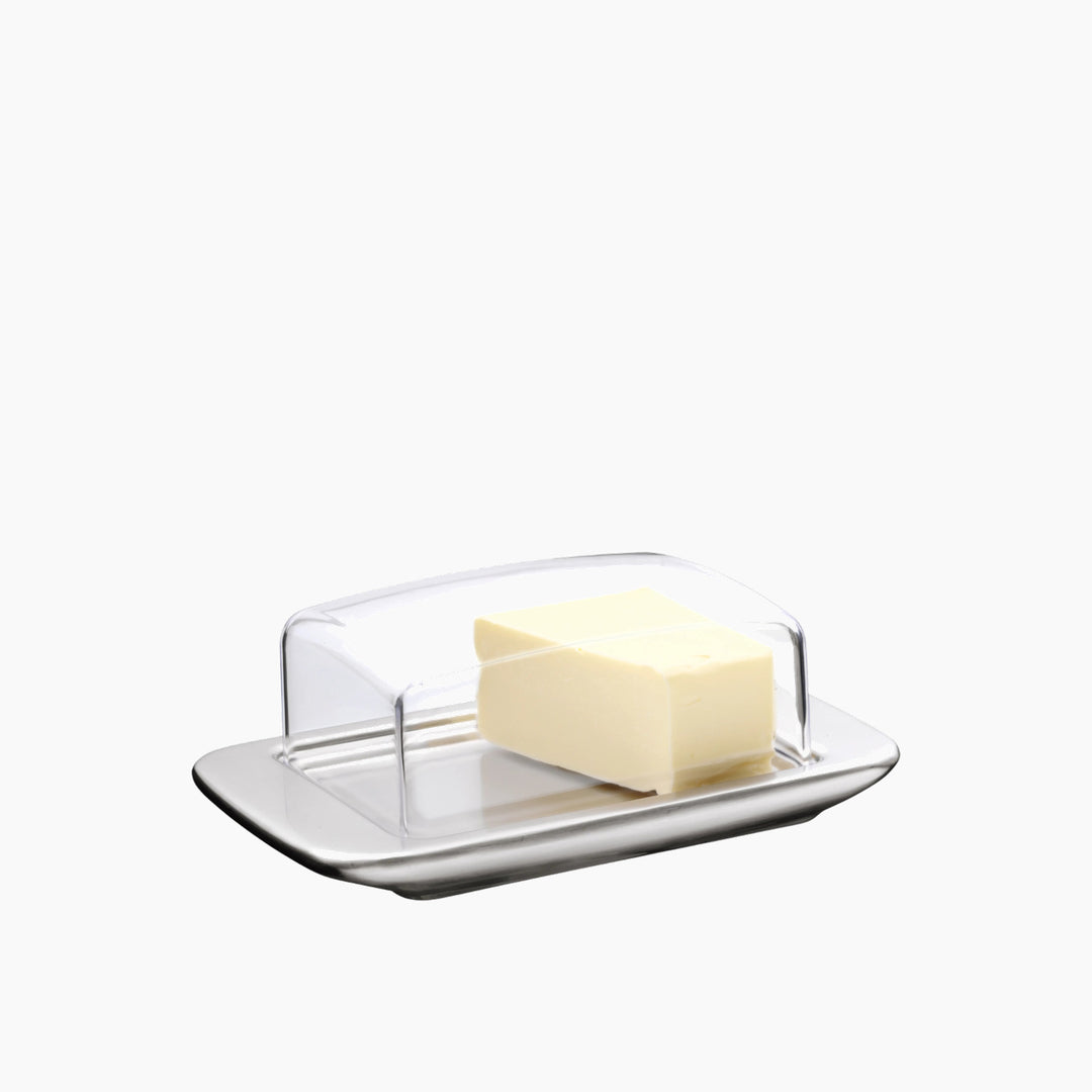 Alfi Butter Dish Loft Stainlees Steel with Plastic Cover 9x12.5x5cm