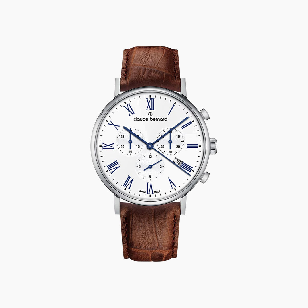 Claude Bernard Slim Line Chronograph Watch