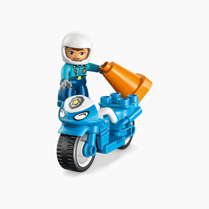 LEGO Blue Police Motorcycle- 11 Pcs
