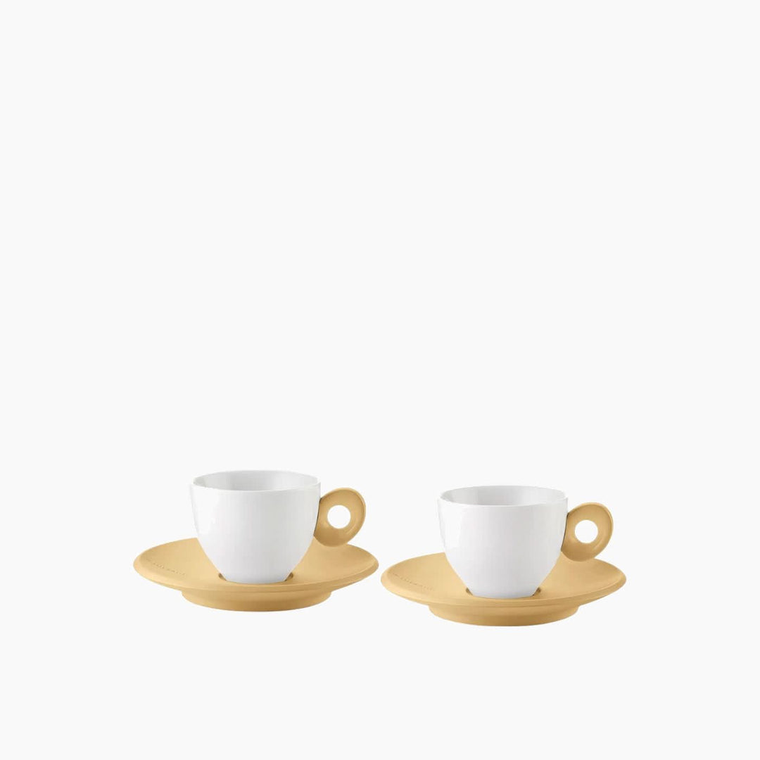 Guzzini Espresso Cups With Saucer Set