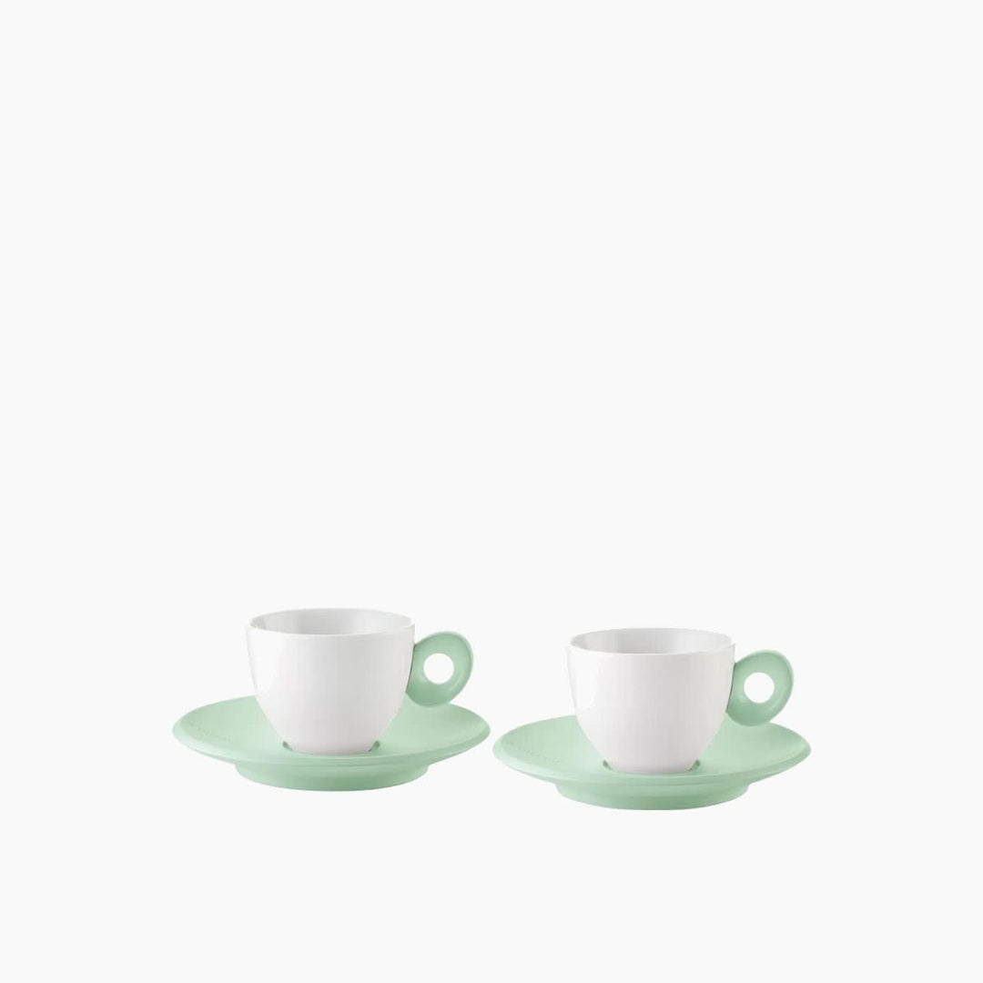 Guzzini Espresso Cups With Saucer Set