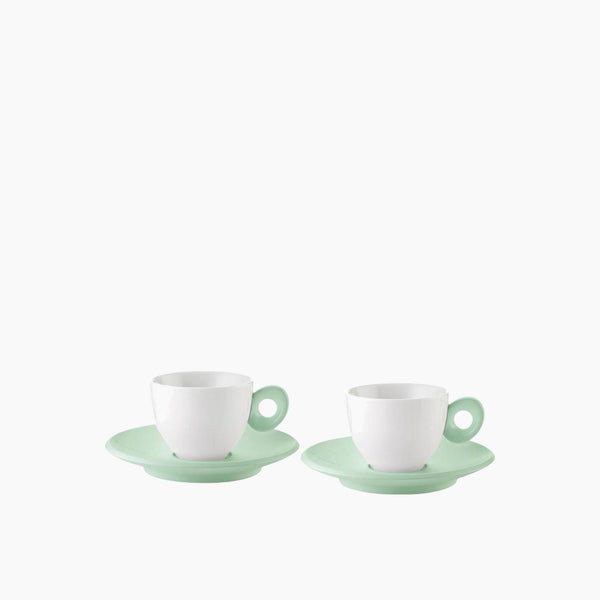 Espresso Cups With Saucer Set of 2 Pieces