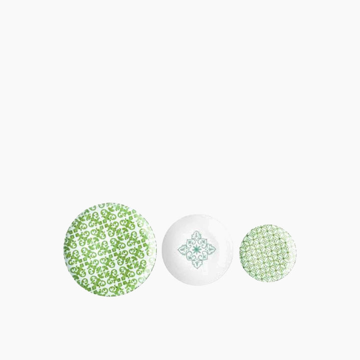 Irfan Le Maioliche 18-Piece Dinner Set - Green