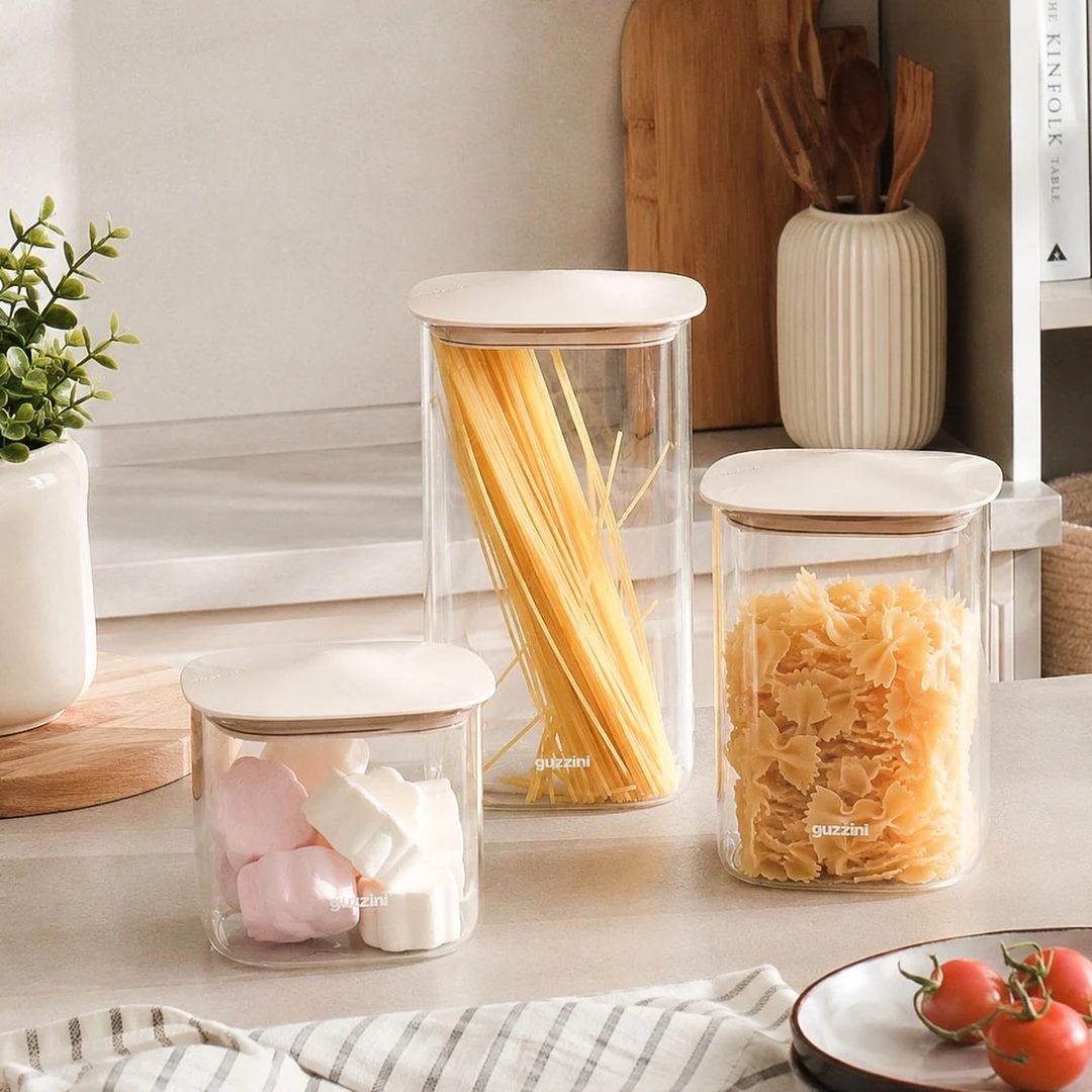 Guzzini Square Glass Jar Fresh &amp; Style