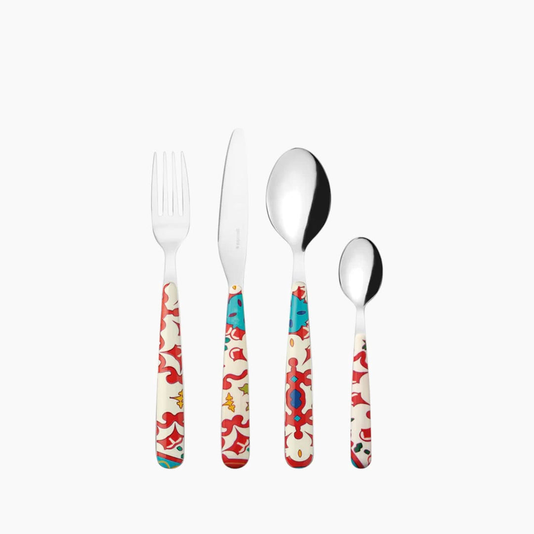 Guzzini Flower &amp; Lemon Cutlery Set