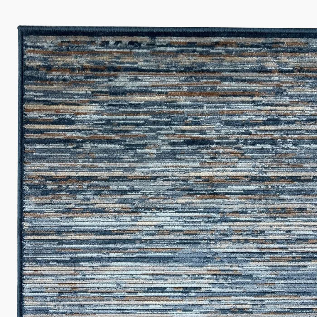 Spazio Home Contemporary Grey Stripes Rug - HUNA