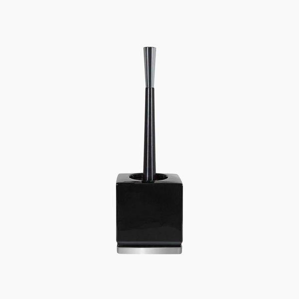 Roma Toilet Brush Black & Silver