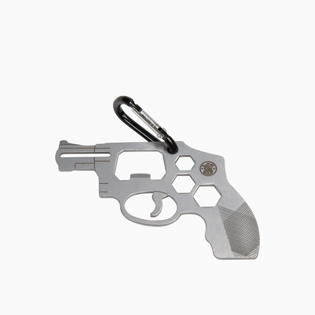 Smith &amp; Wesson Revolver Novelty Multi-Tool with carabiner