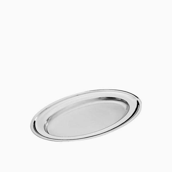 Oval Serving Platter 60x39cm. Stainless Steel