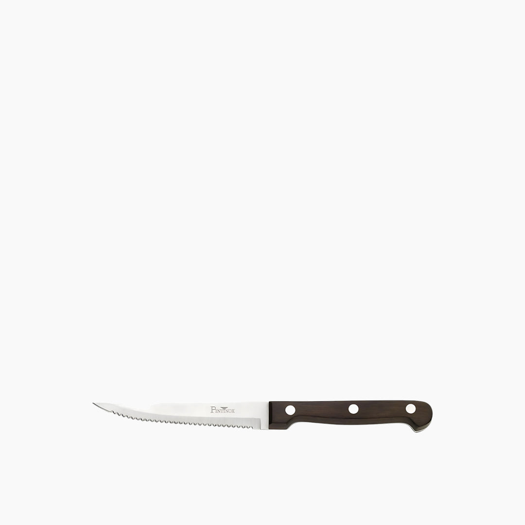 Brabantia steak knife set of 6 with wooden handles