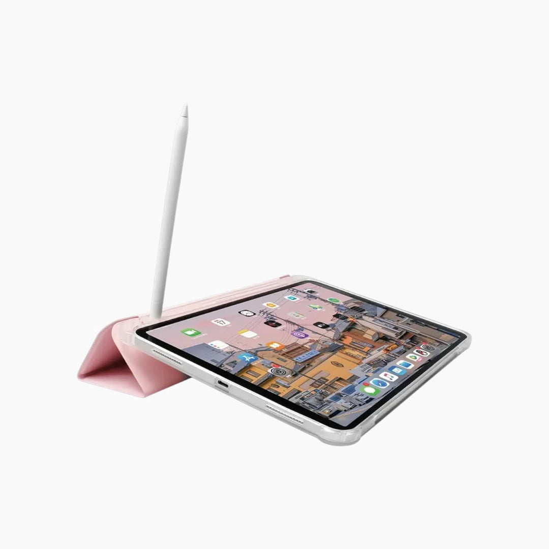 Catchy Jo Leather Shockproof Transparent iPad Case