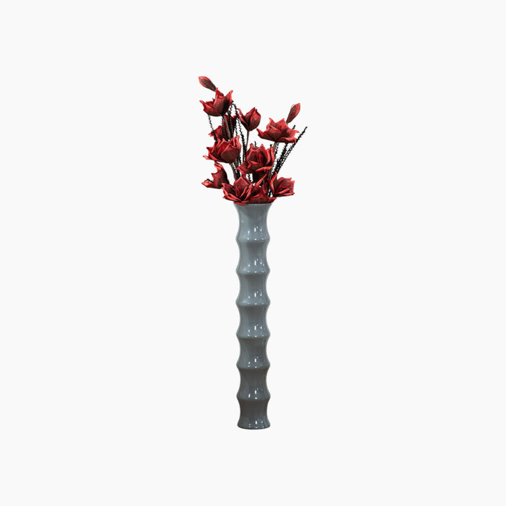 Bamboo vase crafted from sustainable bamboo