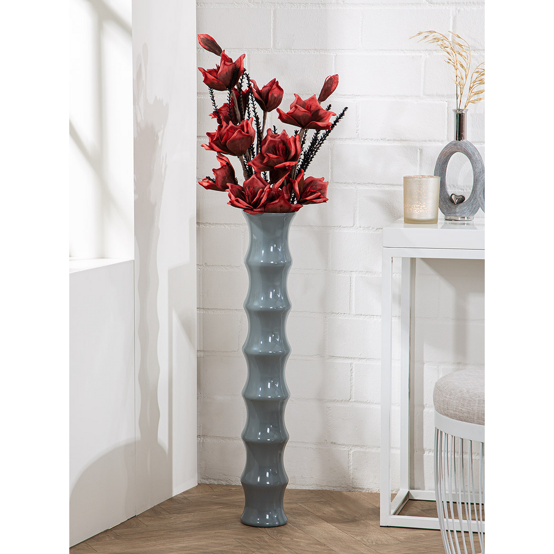Bamboo vase crafted from sustainable bamboo