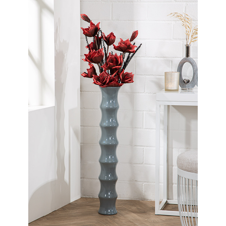 Bamboo vase crafted from sustainable bamboo