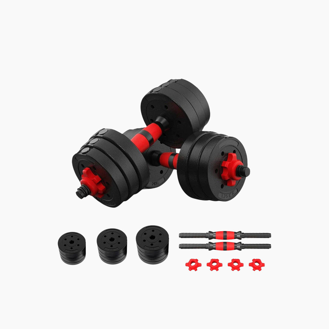 10kg plastic dumbbell set