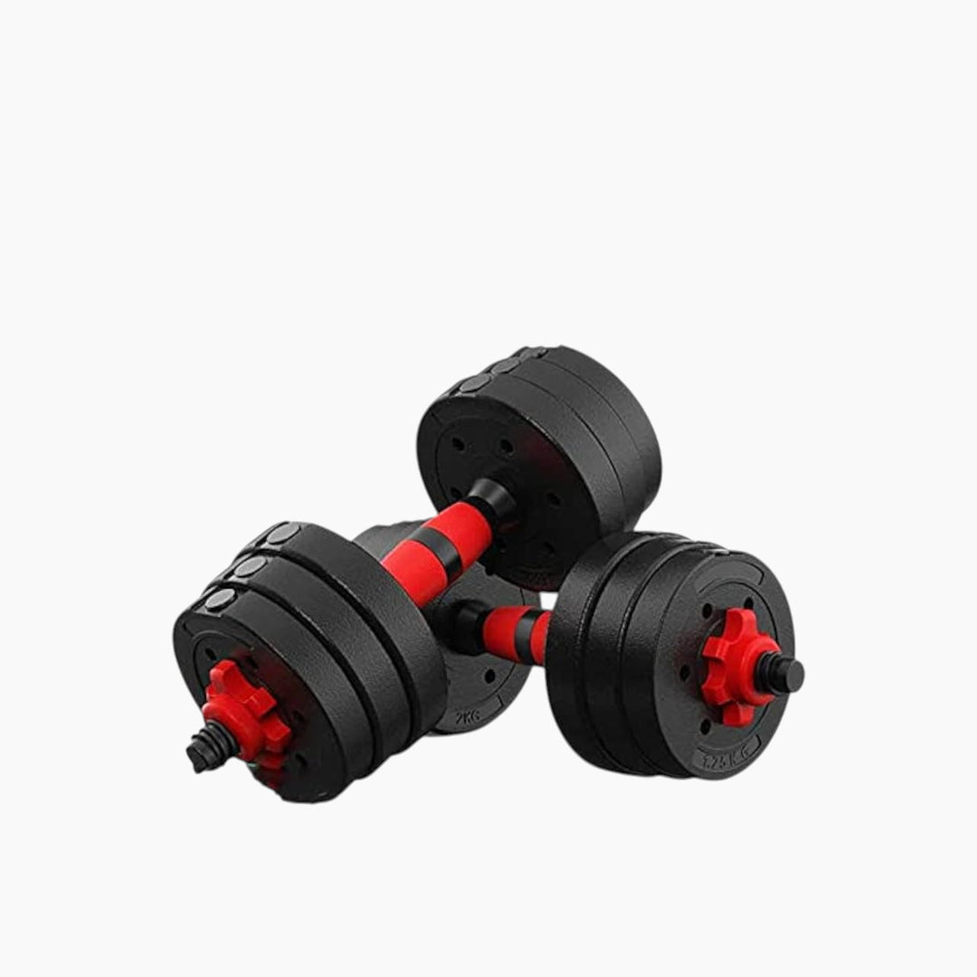 10kg plastic dumbbell set