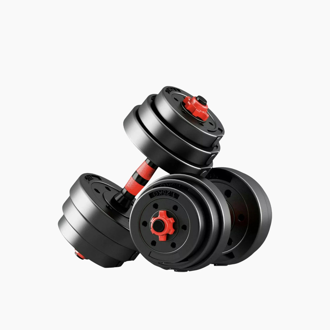 10kg plastic dumbbell set