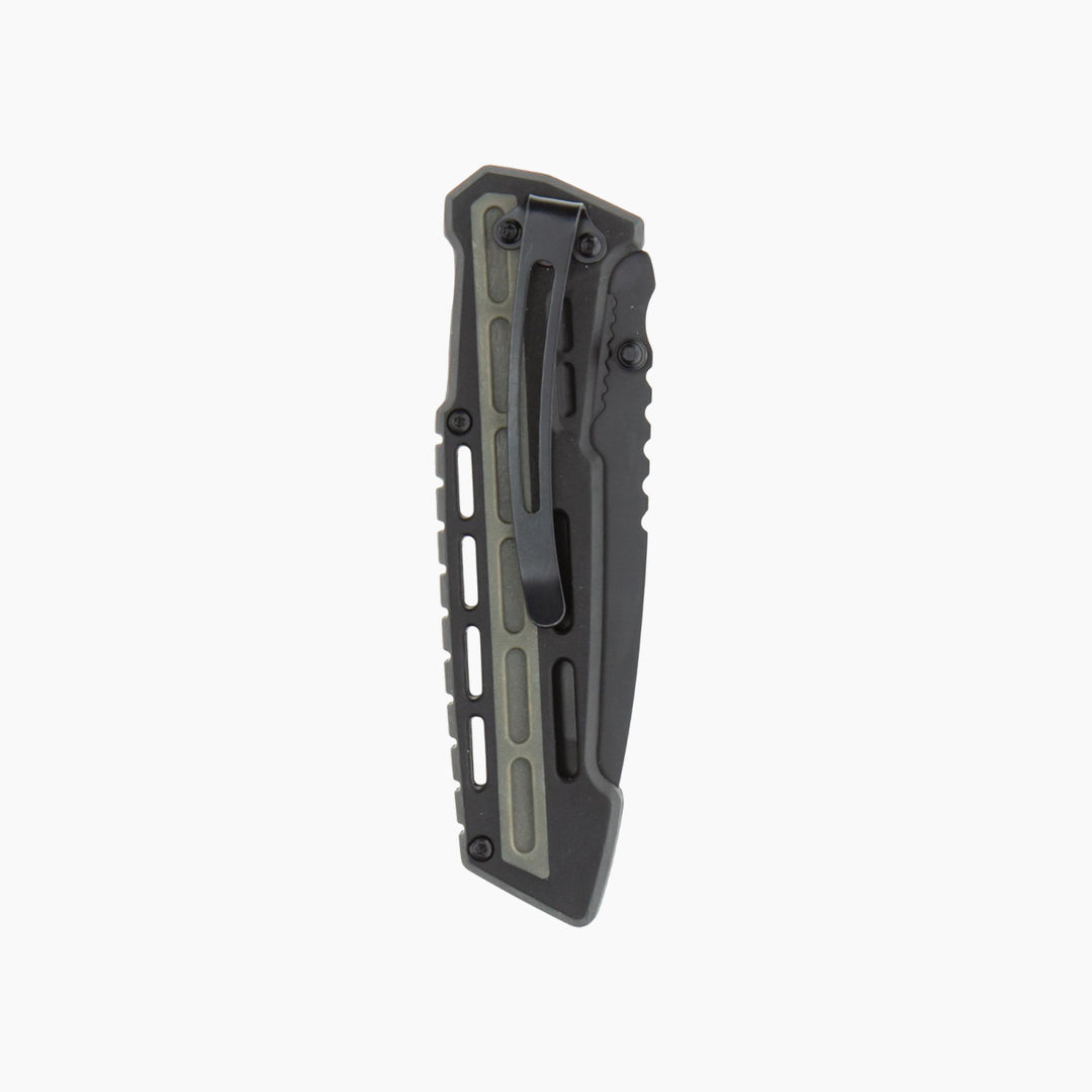 Smith &amp; Wesson M&amp;P Ar Overmold Tanto folding knife with black oxide blade