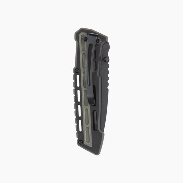 Smith &amp; Wesson M&amp;P Ar Overmold Tanto folding knife with black oxide blade