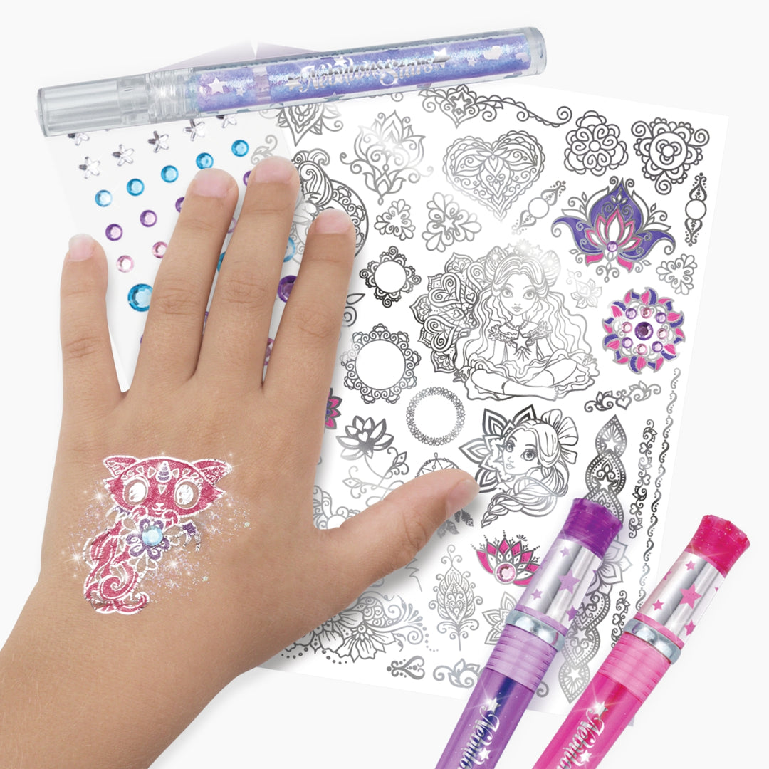 Nebulous Stars Stardust Body Art Temporary Tattoo Set
