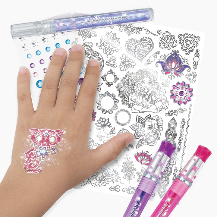 Nebulous Stars Stardust Body Art Temporary Tattoo Set