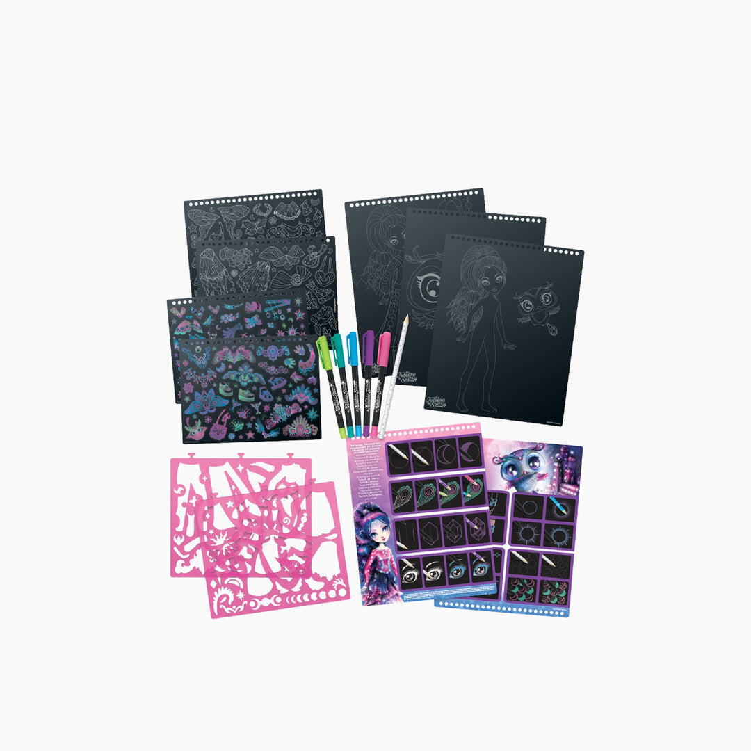 Nebulous Stars Eclipsia Creative Sketchbook - Zentangle Black Pages