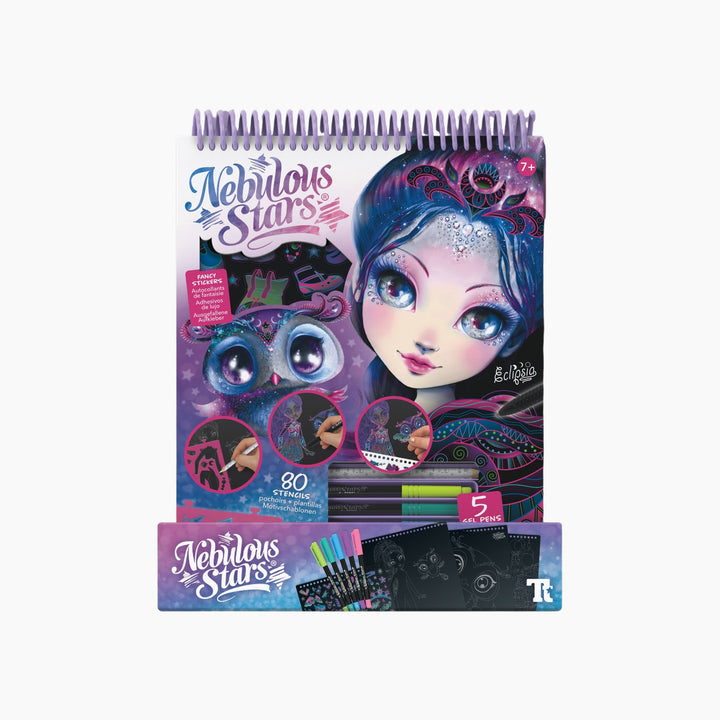 Nebulous Stars Eclipsia Creative Sketchbook - Zentangle Black Pages
