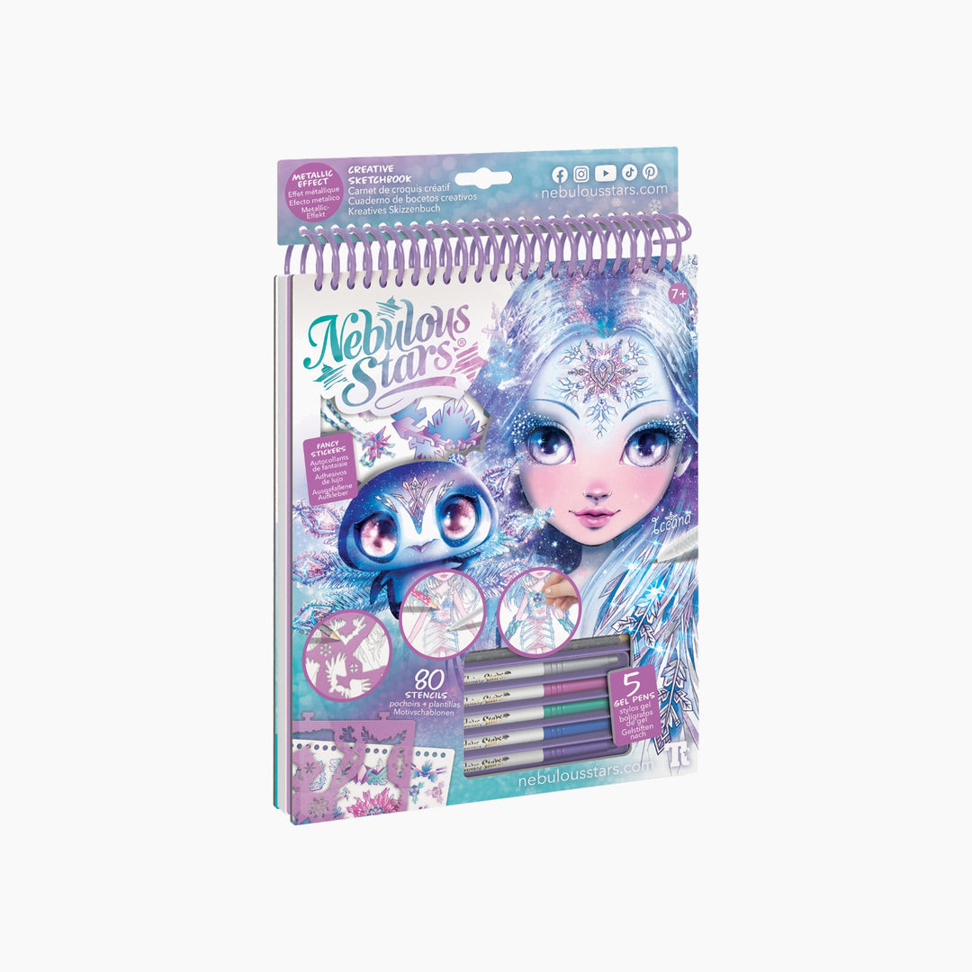 Nebulous Stars Iceana Creative Sketchbook - Geometric Crystal Pages