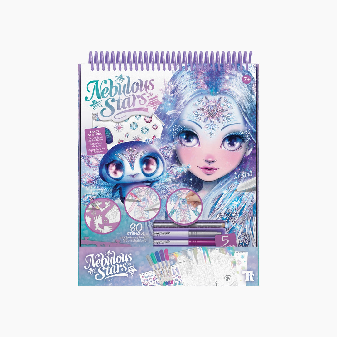 Nebulous Stars Iceana Creative Sketchbook - Geometric Crystal Pages