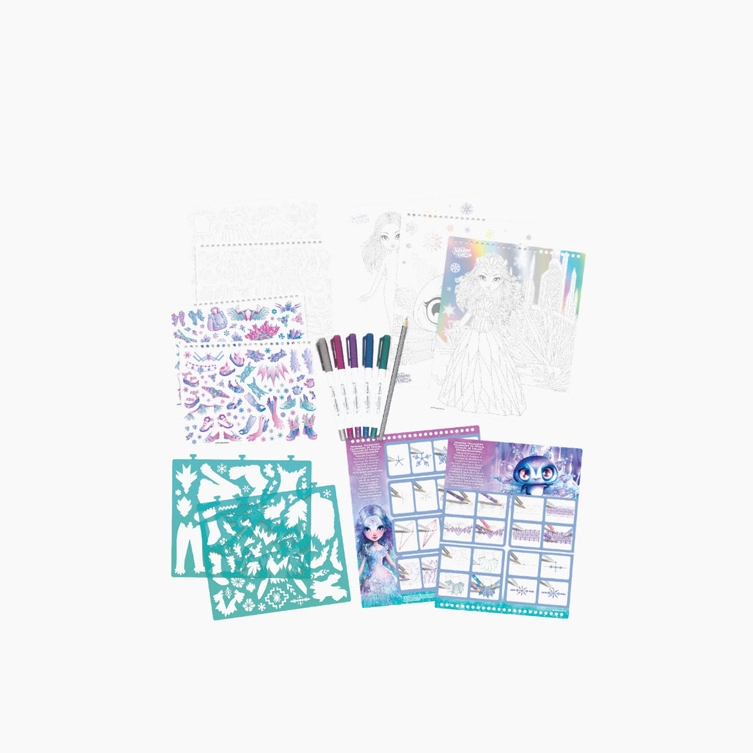 Nebulous Stars Iceana Creative Sketchbook - Geometric Crystal Pages
