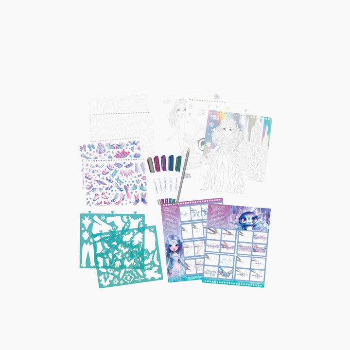 Nebulous Stars Iceana Creative Sketchbook - Geometric Crystal Pages