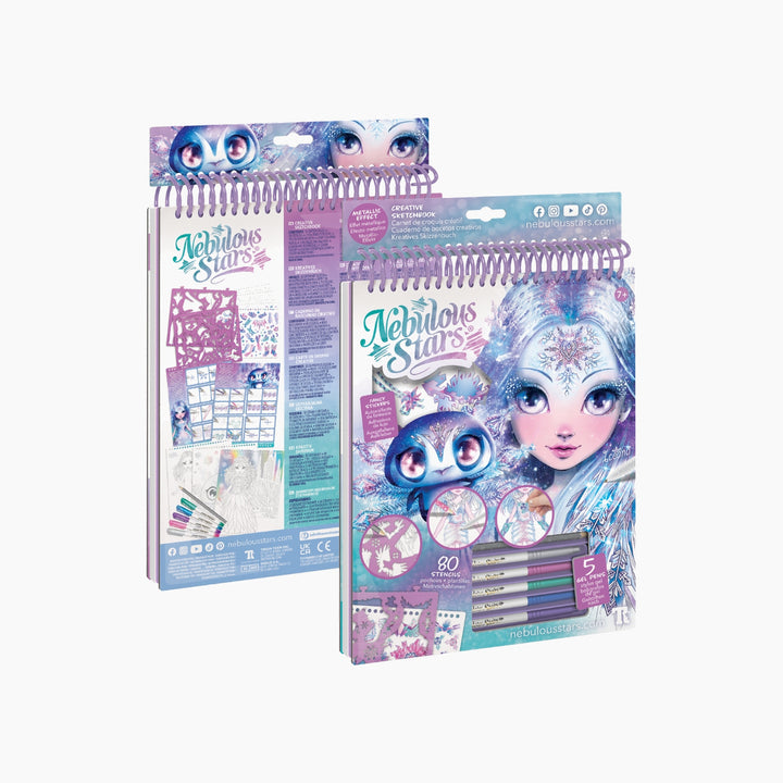 Nebulous Stars Iceana Creative Sketchbook - Geometric Crystal Pages