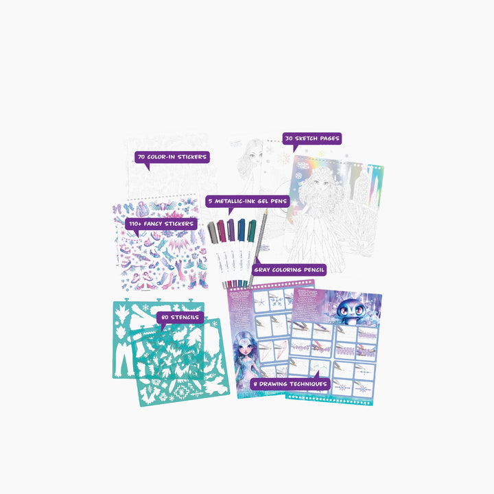 Nebulous Stars Iceana Creative Sketchbook - Geometric Crystal Pages