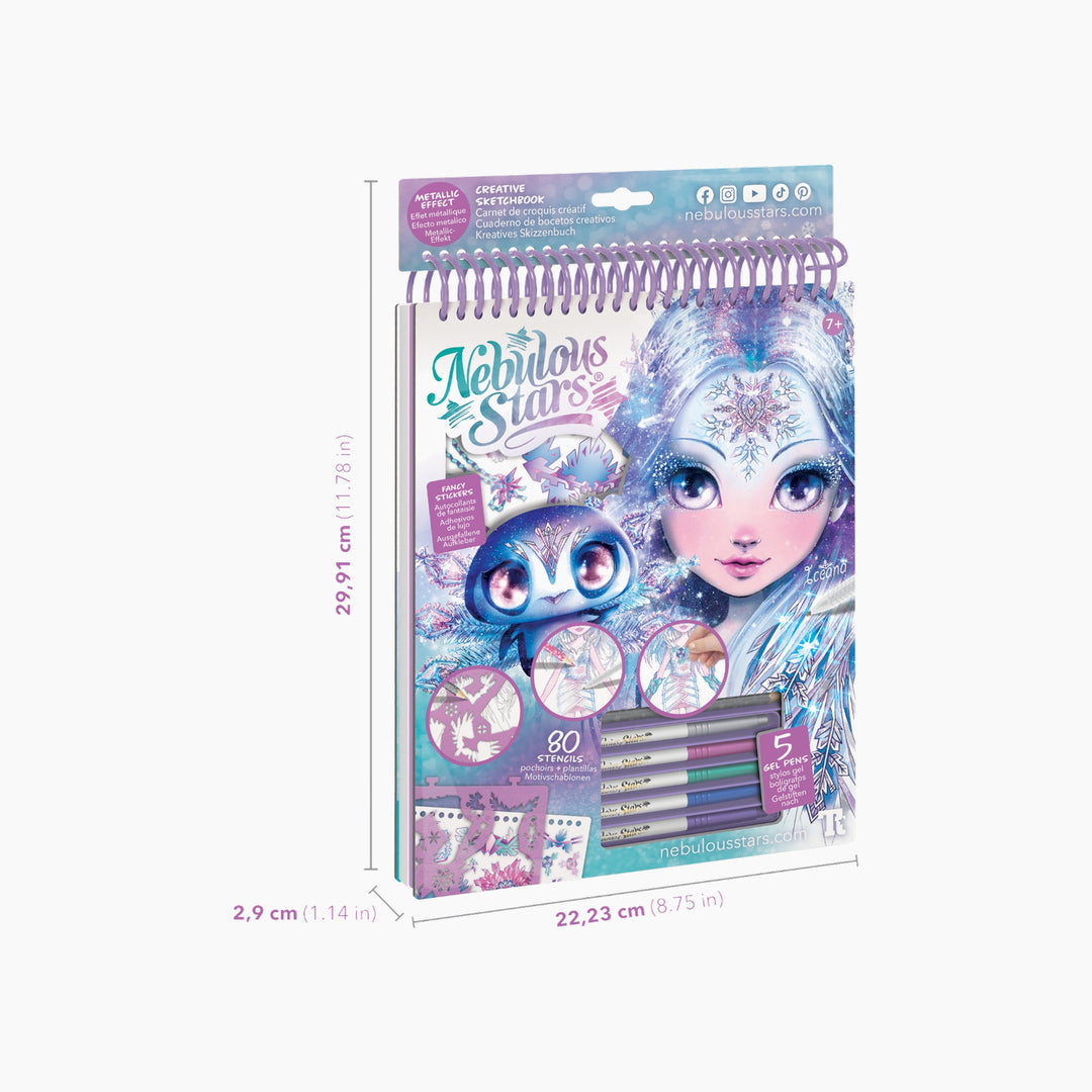 Nebulous Stars Iceana Creative Sketchbook - Geometric Crystal Pages