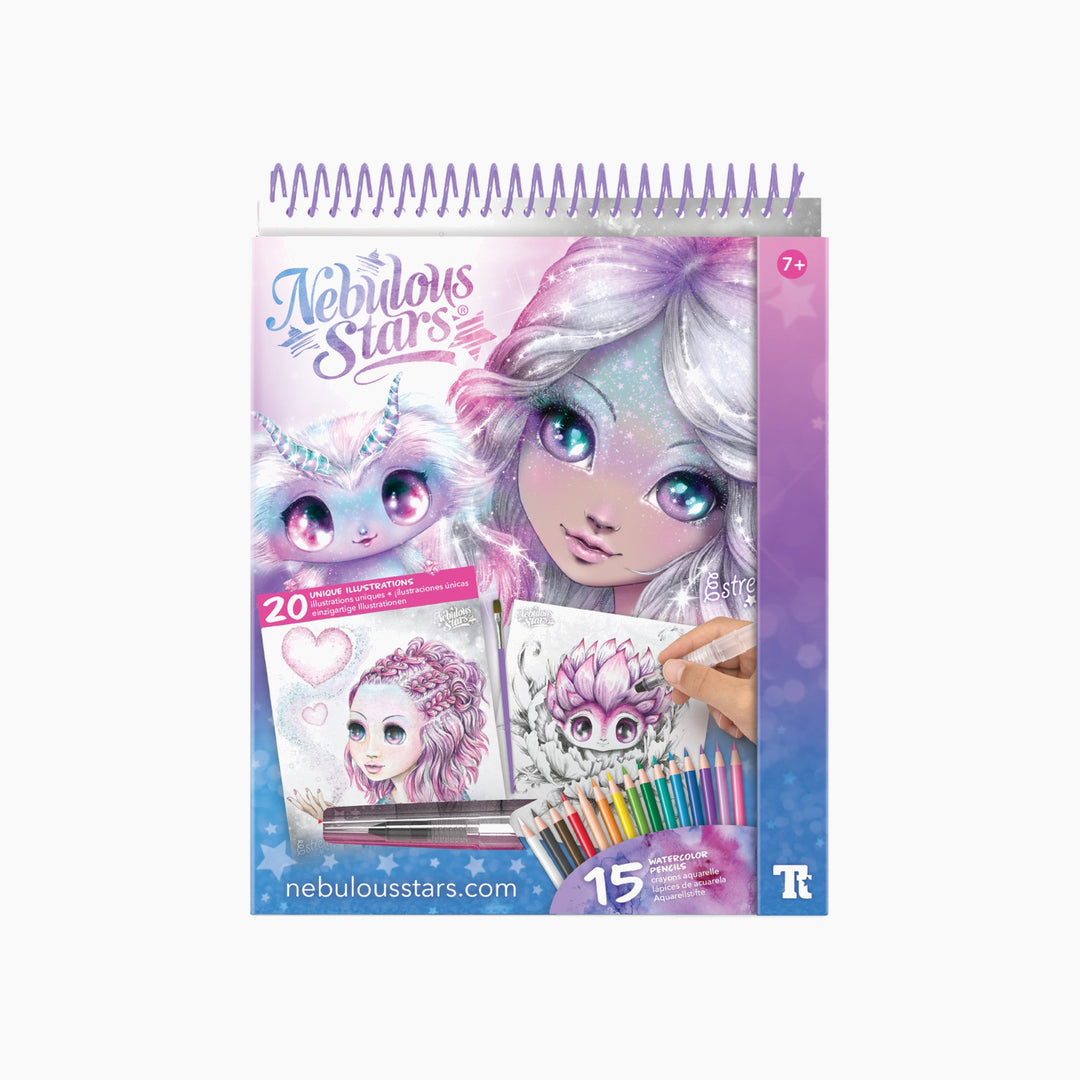 Nebulous Stars Watercoloring Book Set