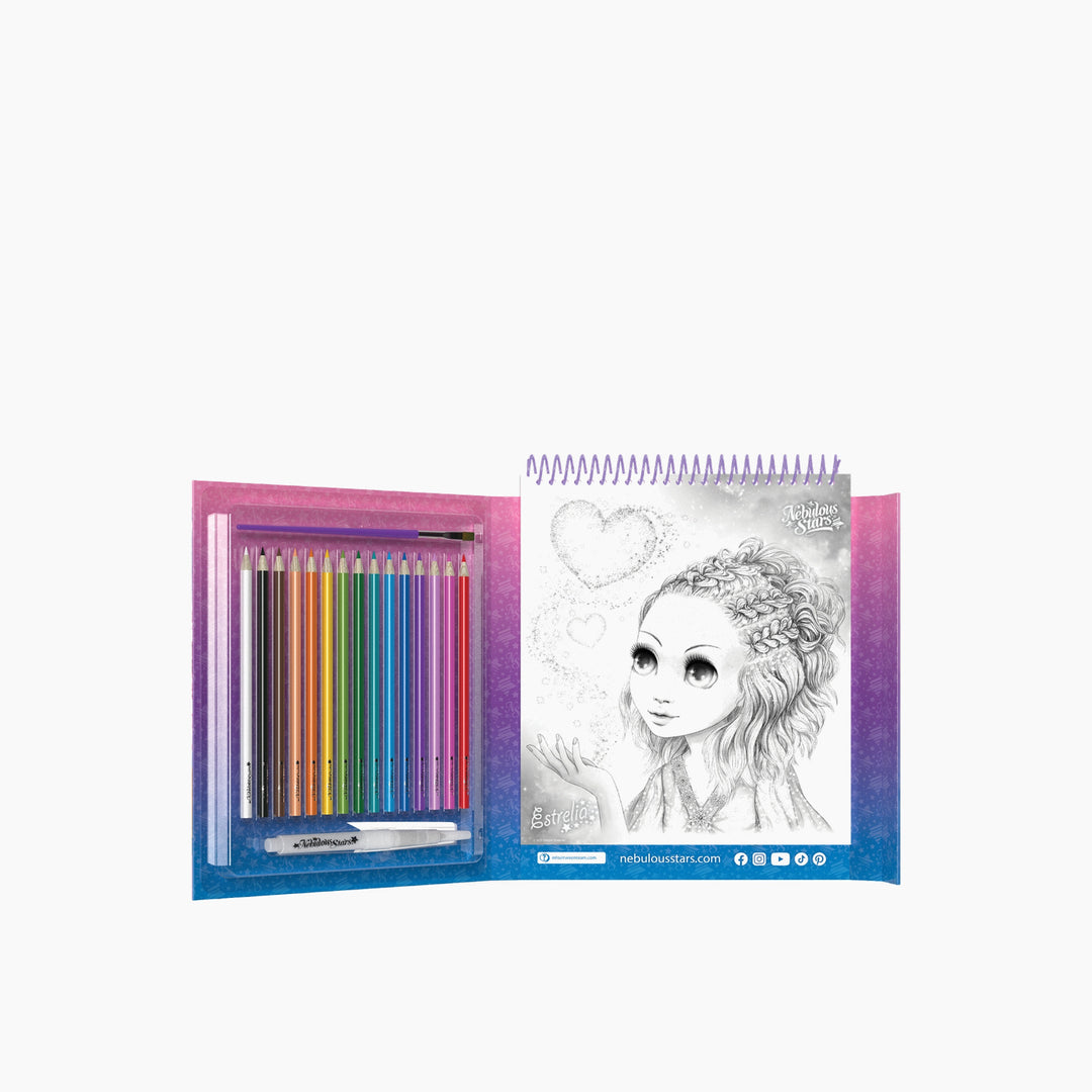 Nebulous Stars Watercoloring Book Set